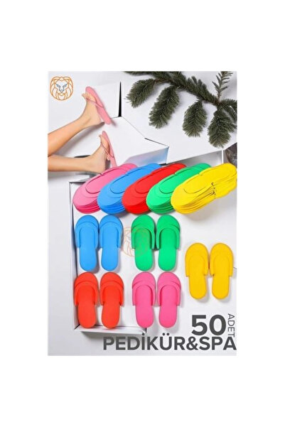 Genel Markalar Turk Pedikür Terliği 50 ÇİFT SPA Otel Havuz