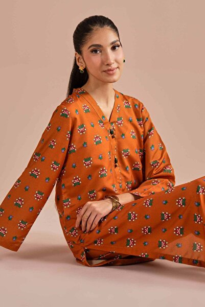 Nishat Linen 2 Piece - Printed Suit - PE 26-19