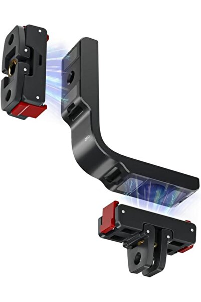 The Bros حامل ألومنيوم على شكل حرف L مع محول تثبيت مغناطيسي سريع الفك متوافق ...