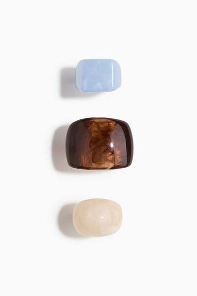 H&M 3-pack chunky rings