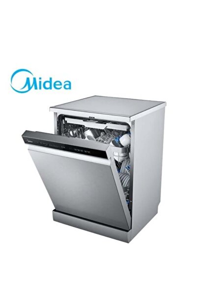Midea Dishwasher 15 Place 9 Programs Silver – WQP 15 W 7633 DSS
