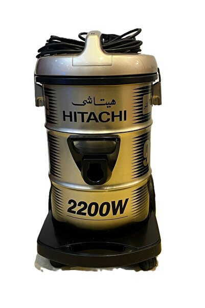 HITACHI مكنسة كهربائية أسطوانية مجددة 2200، سعة 21 لترًا، صنع في اليابان.