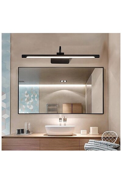 Hummer Wall light for a washbasin, black color, 3 light colors (yellow, white...