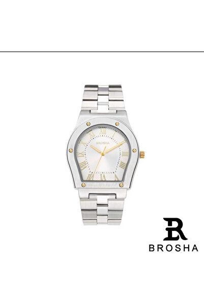 Brosha Luxury men's watch - a modern classic design with a unique geometric dial