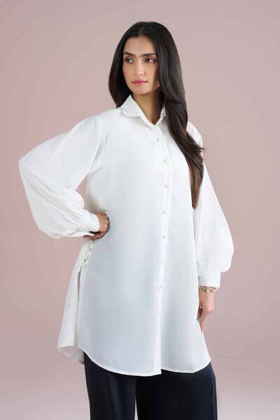 Nishat Linen Basic Shirt - AS 26-102