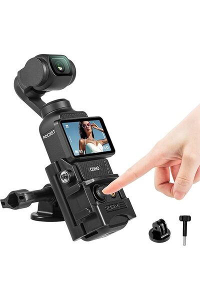 The Bros محول توسيع لكاميرا DJI Osmo Pocket 3، ملحقات مقبض Creator Combo، قاع...