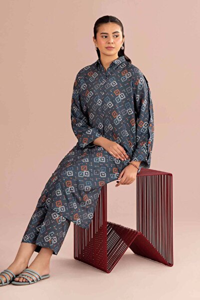 Nishat Linen 2 Piece - Printed Suit - PS 26-87
