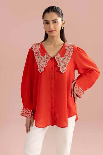 Nishat Linen Embroidered Tunic - AS 26-70