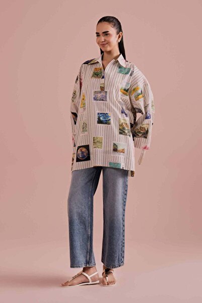 Nishat Linen Printed Tunic - AS 26-33