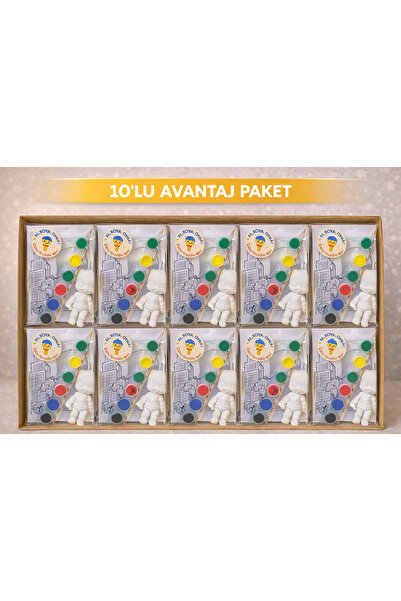 colorbuddie 10'lu Avantaj Paket Batman Al Boya Oyna Boyama Seti 6 Renk