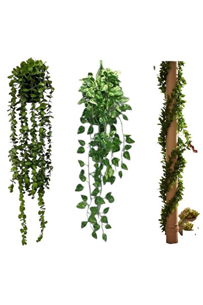 Gülfa Giftbox Ev Balkon Salon Dekorasyon Süsleri 3’lü Yapay Çiçek Seti Dekor ...