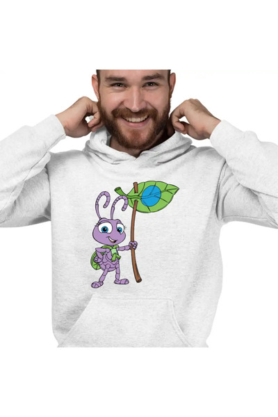 OEM Men's Hoodie A Bugs Life Adventures on a Thread of Grass Dot