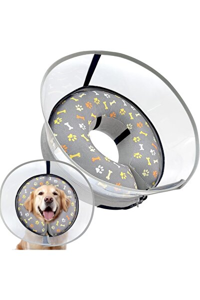 Arabest Dog Cone Collar with Anti-Licking, for Small Medium Large Dogs Surger...