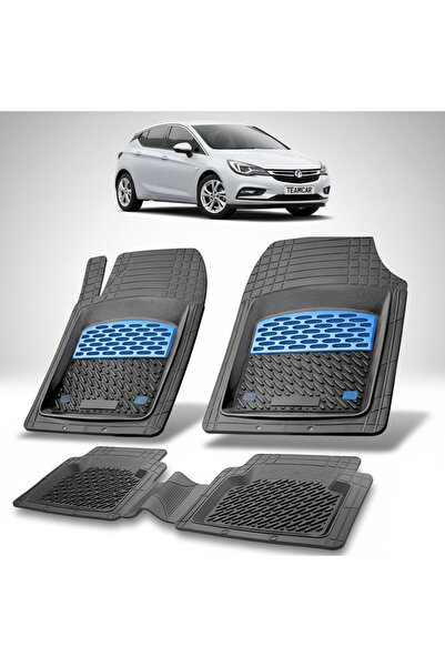 TEAMCAR Πατάκια δαπέδου Opel Astra K (Mk7) Συμβατά Hatchback 2015-2021 | Μπλε