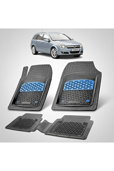 TEAMCAR Съвместими стелки за под за Opel Astra H Combi/Caravan 2004-2010 | Сини