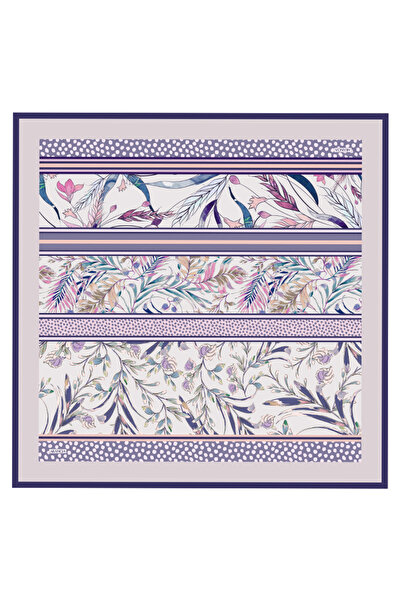 Arancia Eșarfă din mătase twill liliac 90X90