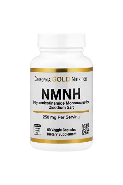 California Gold Nutrition NMNH Brain & Cognitive Dihydronicotinamide 250 mg 6...