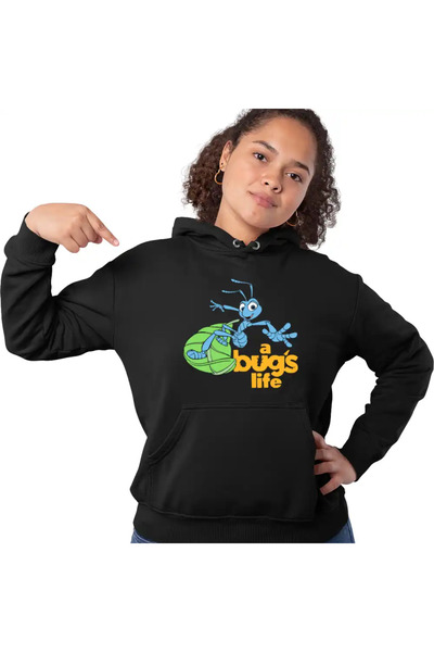 OEM Women's Hoodie A Bug's Life Flik The Ant Adventures at the Blade of Grass
