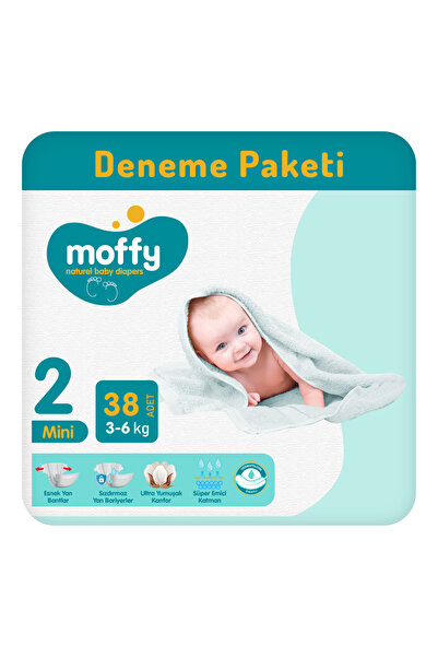 Moffy Twin Mini No 2 Bebek Bezi 38 Adet