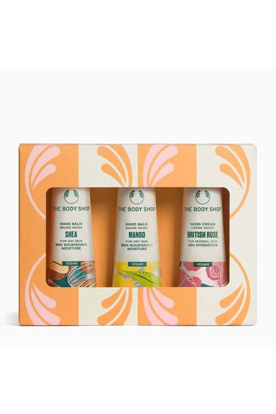THE BODY SHOP قفت العيد ورمضان 3 كريمات يد