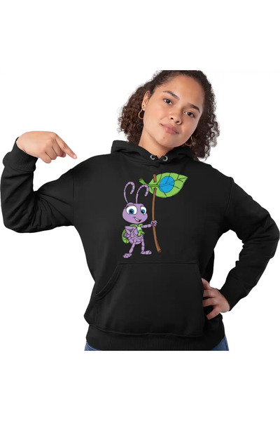 OEM Women's Hoodie A Bug's Life Adventures on a Thread of Grass Dot