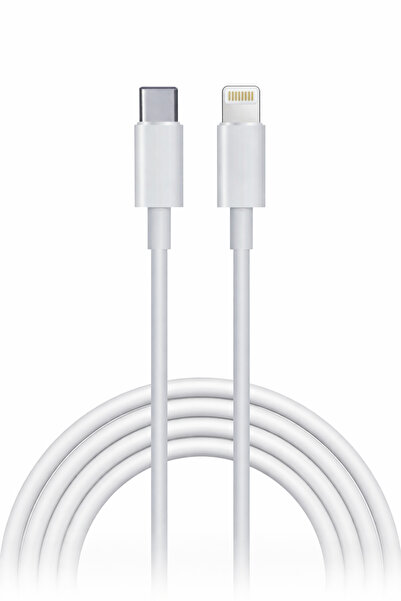 Bubitechh İphone Uyumlu PD USB-C to Lightning Şarj Data Kablosu 3M Beyaz