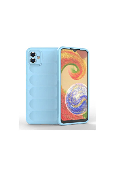 eco port Samsung galaxy a04 case optimum silicone - sky blue