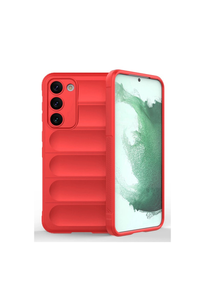 eco port حافظة سامسونج جالاكسي S23 بلس من السيليكون الأمثل - أحمر