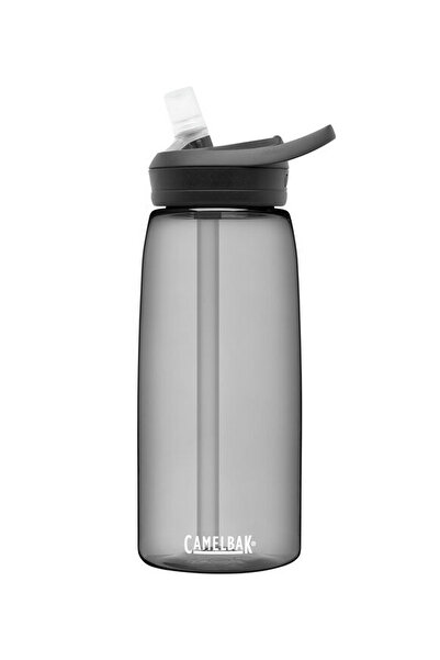 Camelbak زجاجة ماء للأطفال من إيدي+ - لون فحمي، سعة 945 مل، مانعة للتسرب، غطا...