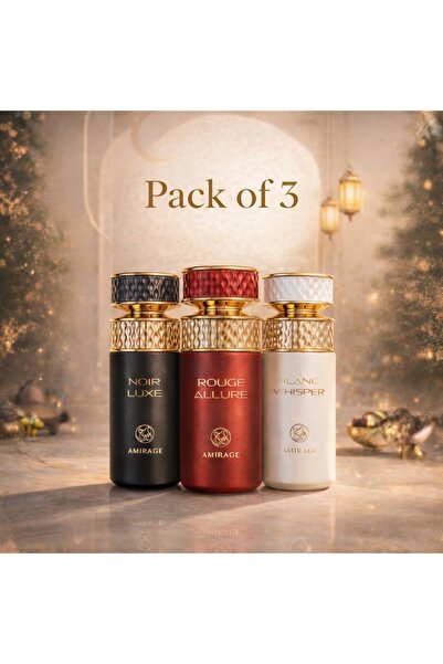 Shaikh Saeed Noir Luxe Rouge & Blanc Pack of 3