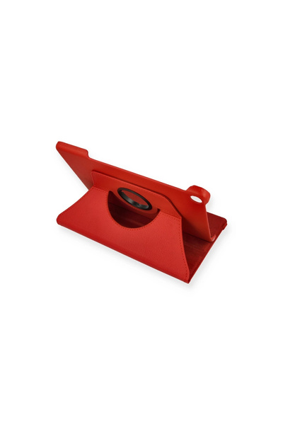 eco port حافظة لينوفو تاب M10 Tb328fu حافظة جلدية 360 درجة - احمر