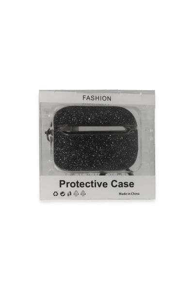 eco port AirPods Pro (1St Generation) Spell Glitter Case - Black