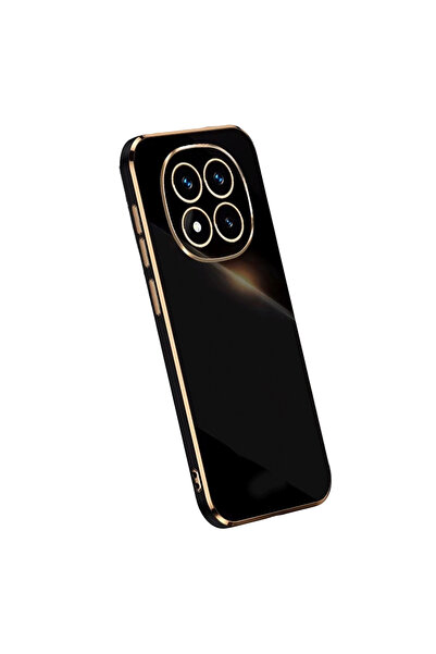 eco port غطاء حماية سيليكون فوليت لهاتف ريدمي نوت 14 برو 5 جي - أسود