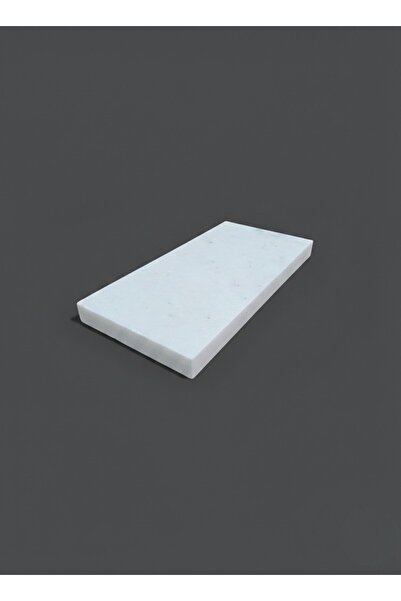 FARALYAHOME Natural White Thick Marble Presentation Board 24X12 cm Oil Tray, ...