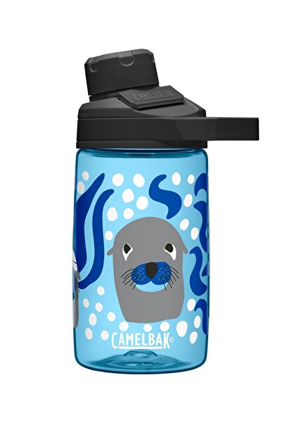 Camelbak زجاجة مياه للأطفال من تشوت ماج - أسود بحر فضولية زرقاء، 400 مل، مانع...