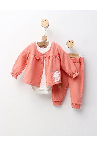 MiniKids Costumas 3 piese, Hopla Rabbit, corai