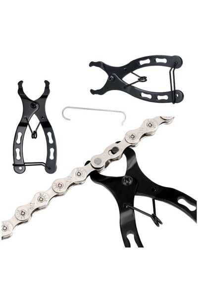 PROCART Clește pentru lanț de bicicletă, mâner ergonomic, oțel, negru