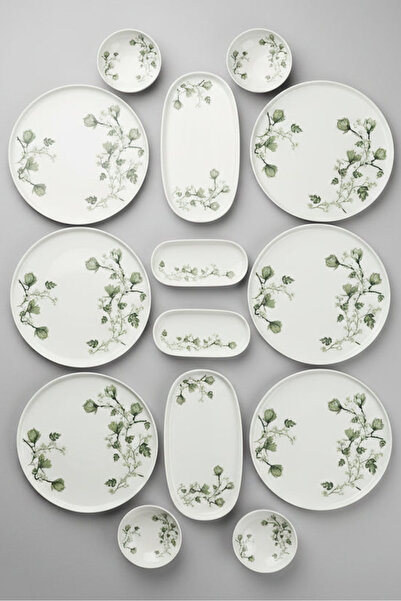 İpek Porselen 6 Kişilik 29 Parça Toledo Porselen Kahvaltı Takımı Freesıa– Şık...