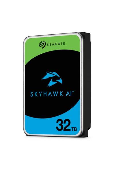 Seagate 32 TB 3.5 SKYHAWK AI SATA 6 512MB 724 GUVENLIK ST32000VE000 (5 YIL RE...