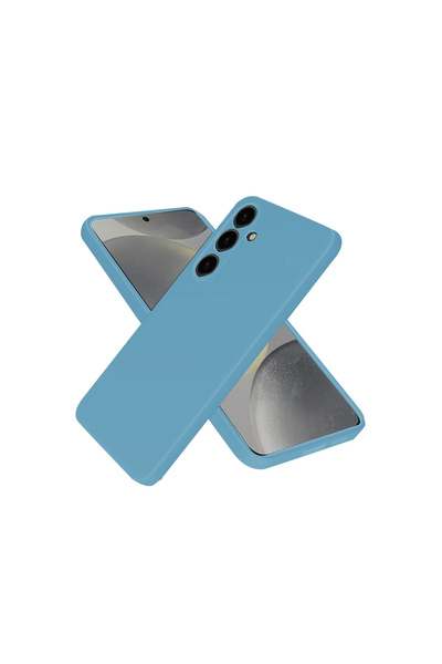 eco port حافظة سامسونج جالاكسي A36 من السيليكون الأول - أزرق