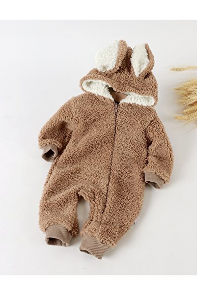 MiniKids Гащеризон с принт на заек Zurly, бежов