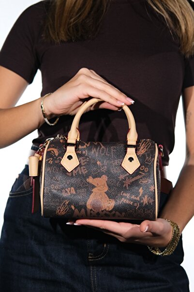 LuviShoes MIRELL Καφέ Γυναικείο Μανίκι Τσάντα σι