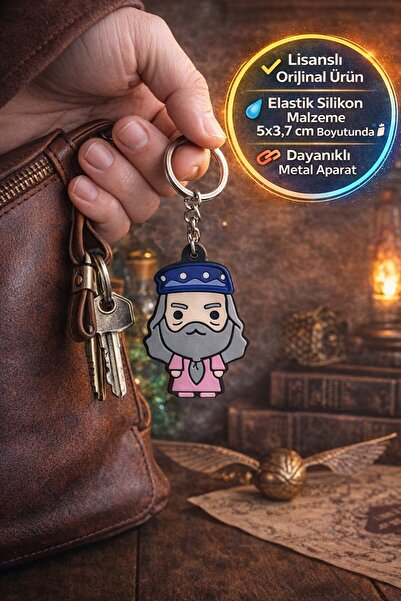 TOYFEST Harry Potter Albus Dumbledore Licensed Silicone Keychain Figures 5X3....