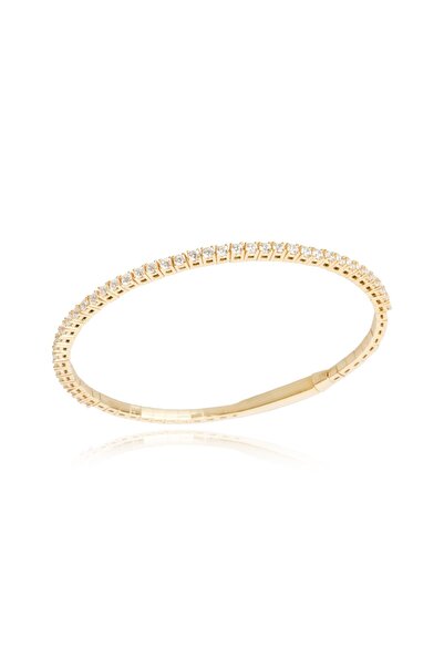 BERK MÜCEVHERAT 14 Ayar Altın Taşlı Çocuk Kelepçesi