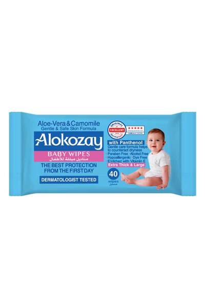 Alokozay WIPES ALOEVERA CAMOMILE 40PCS