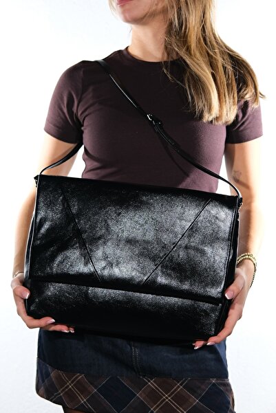 LuviShoes CHELSEA Siyah Kadın Kol Çantası