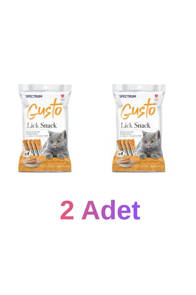 Spectrum Gusto Lick Snack Ton Balığı ve Tavuklu Kedi Sıvı Ödül Maması X 2 Adet