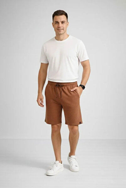 Kanonik Education Men's Otoban Woven Shorts with Elastic Waist, Laces, Pocket...