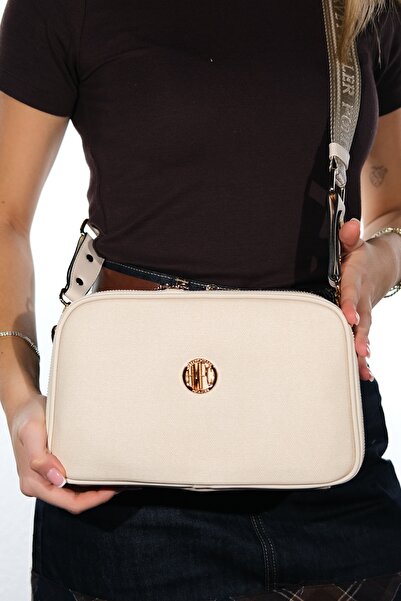 LuviShoes ΓΕΩΡΓΙΟΣ Μπεζ Γυναικείο Τσάντα χιαστί