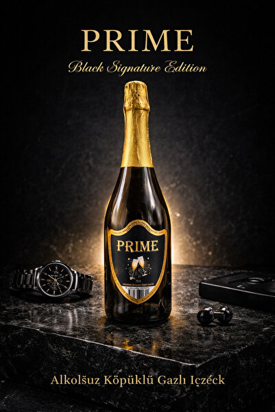 PRIMEA PRIME Black Signature Edition – Premium Alkolsüz Köpüklü Gazlı İçecek ...